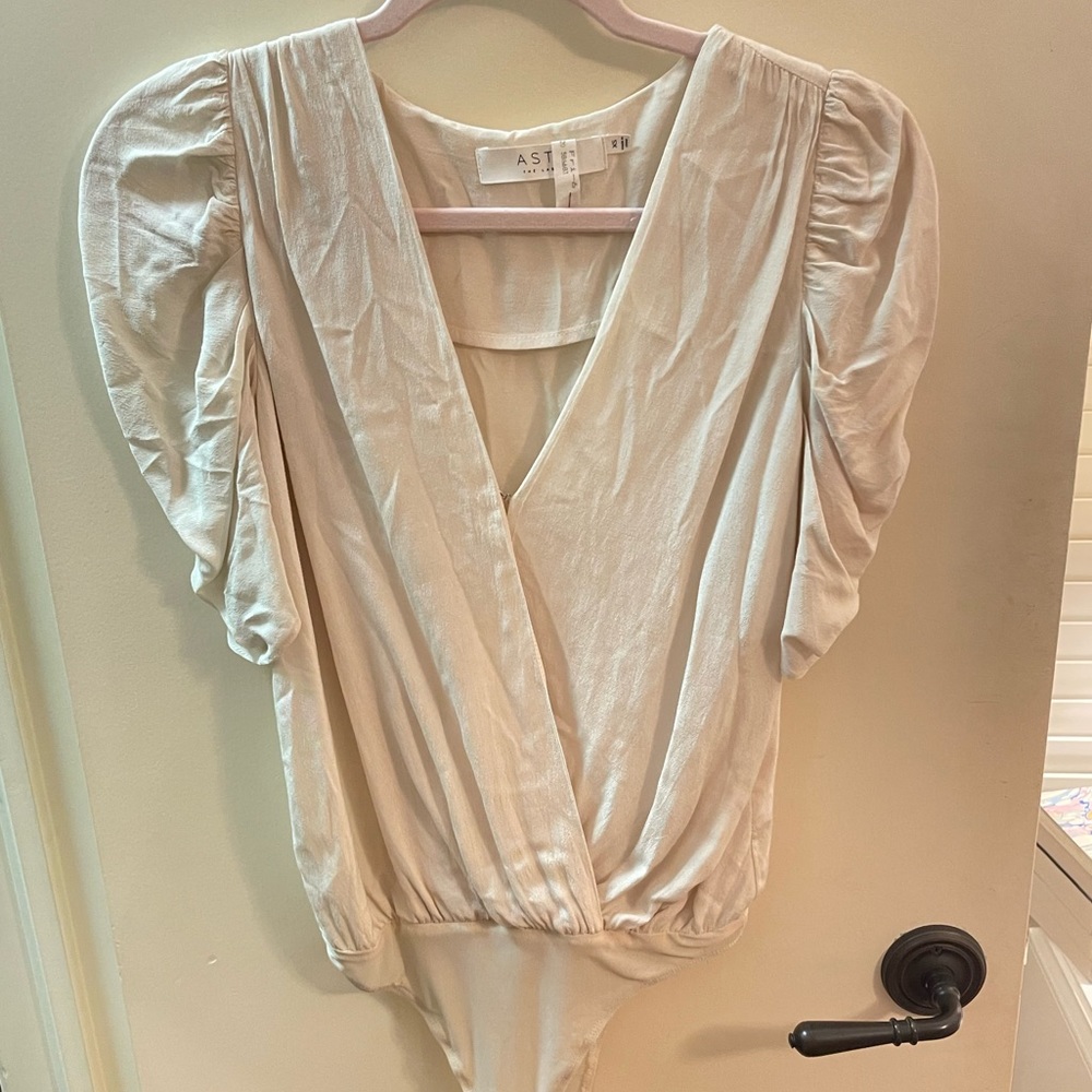 ASTR cream bodysuit